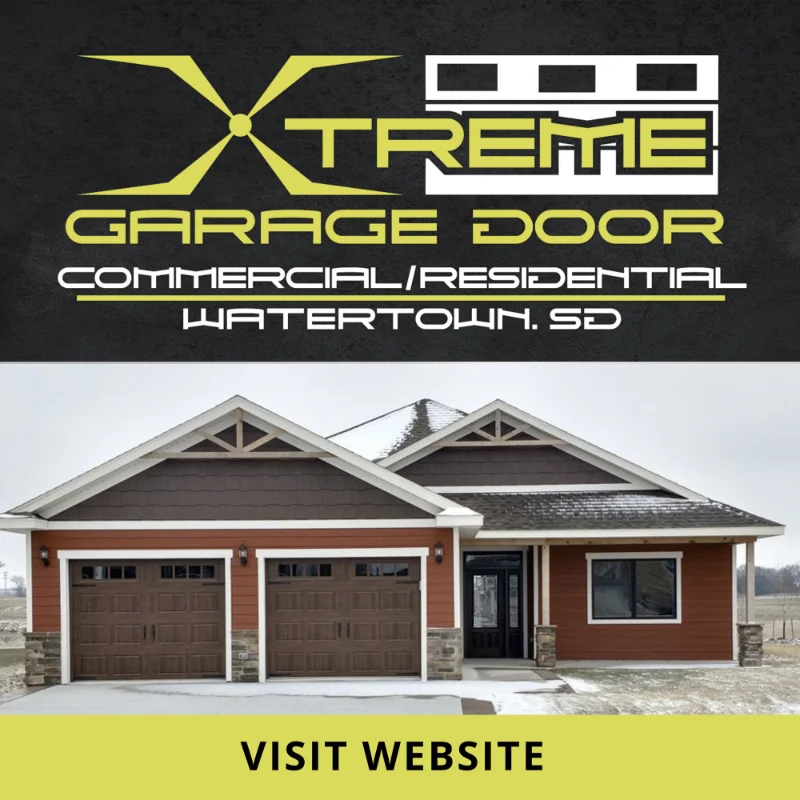 Xtreme Garage Door - commercial and residential garage door & gutter installation, maintenance, and repair in the Waterotwn, SD area.  Visit website.