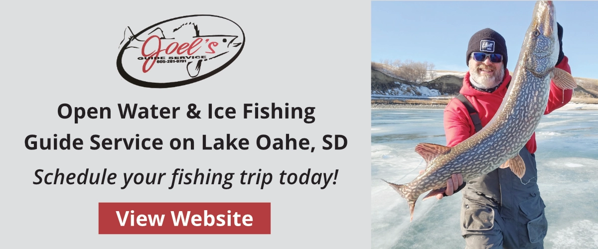 Joels Guide Service on Lake Oahe, SD - Open Water and Ice Fishing - Visit Website