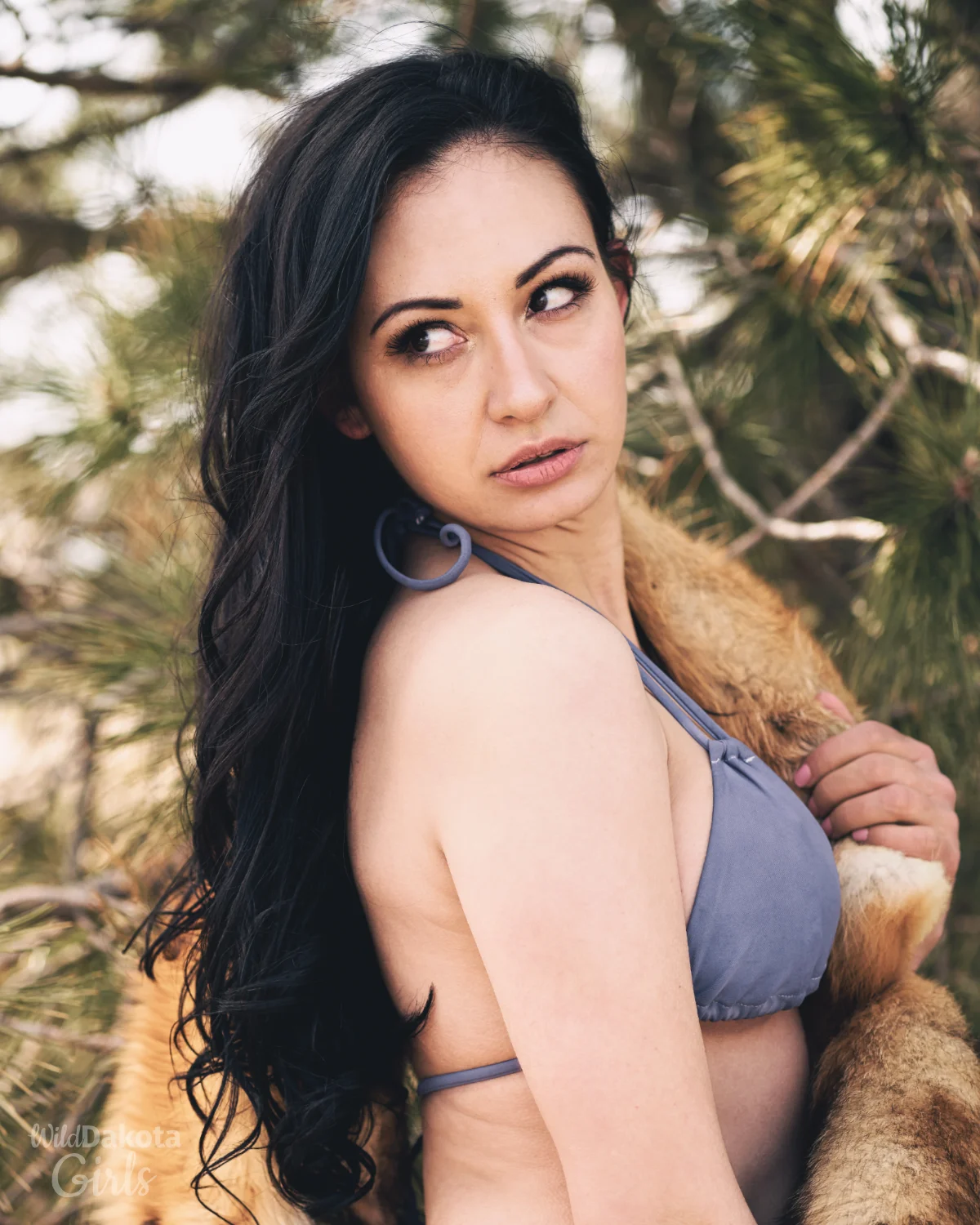 Wild Dakota Girls model enjoying outdoor activities in beautiful Dakota landscape